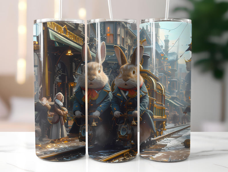 Steampunk Easter 3 Tumbler Wrap - CraftNest
