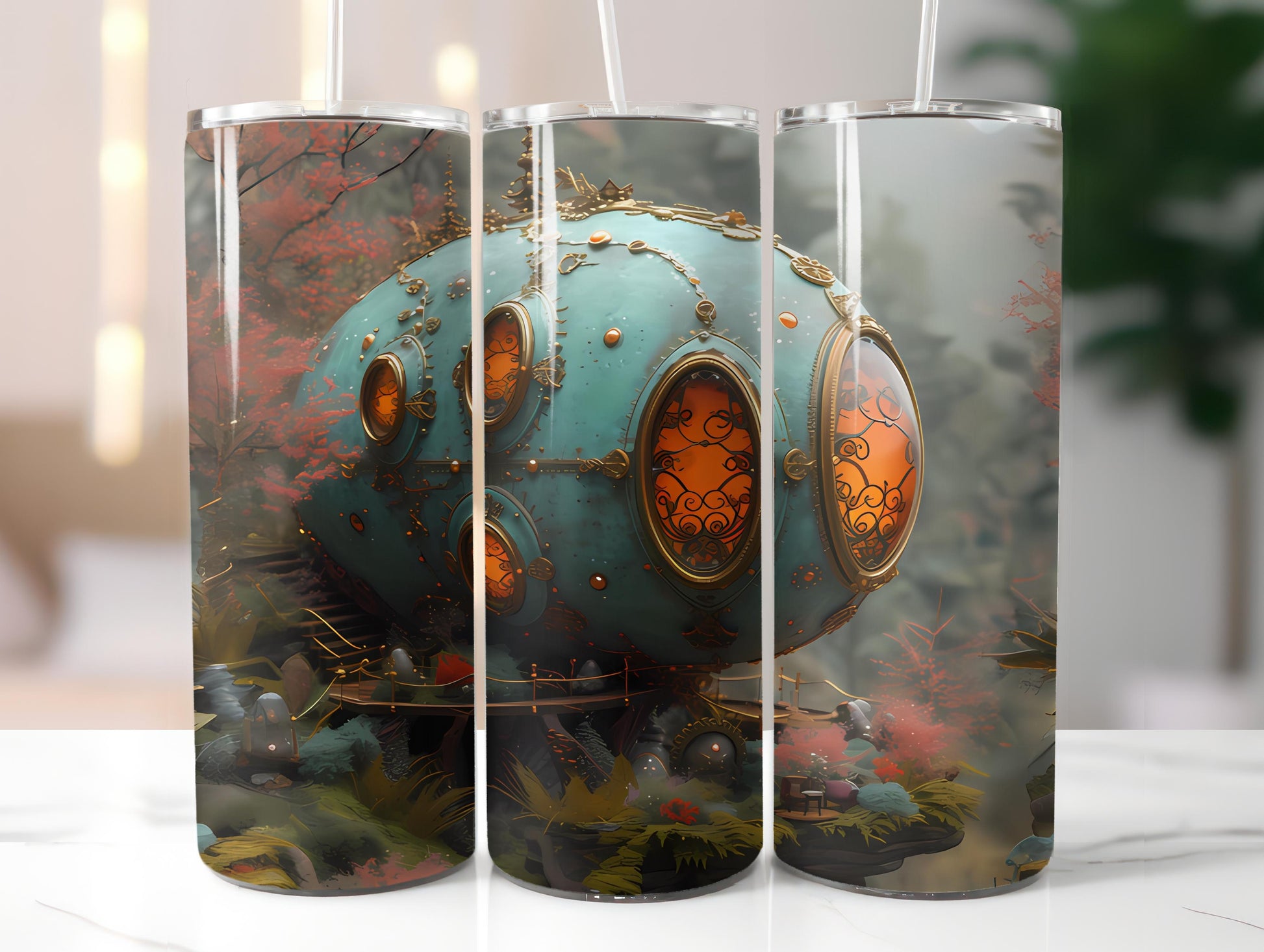 Steampunk Easter 2 Tumbler Wrap - CraftNest