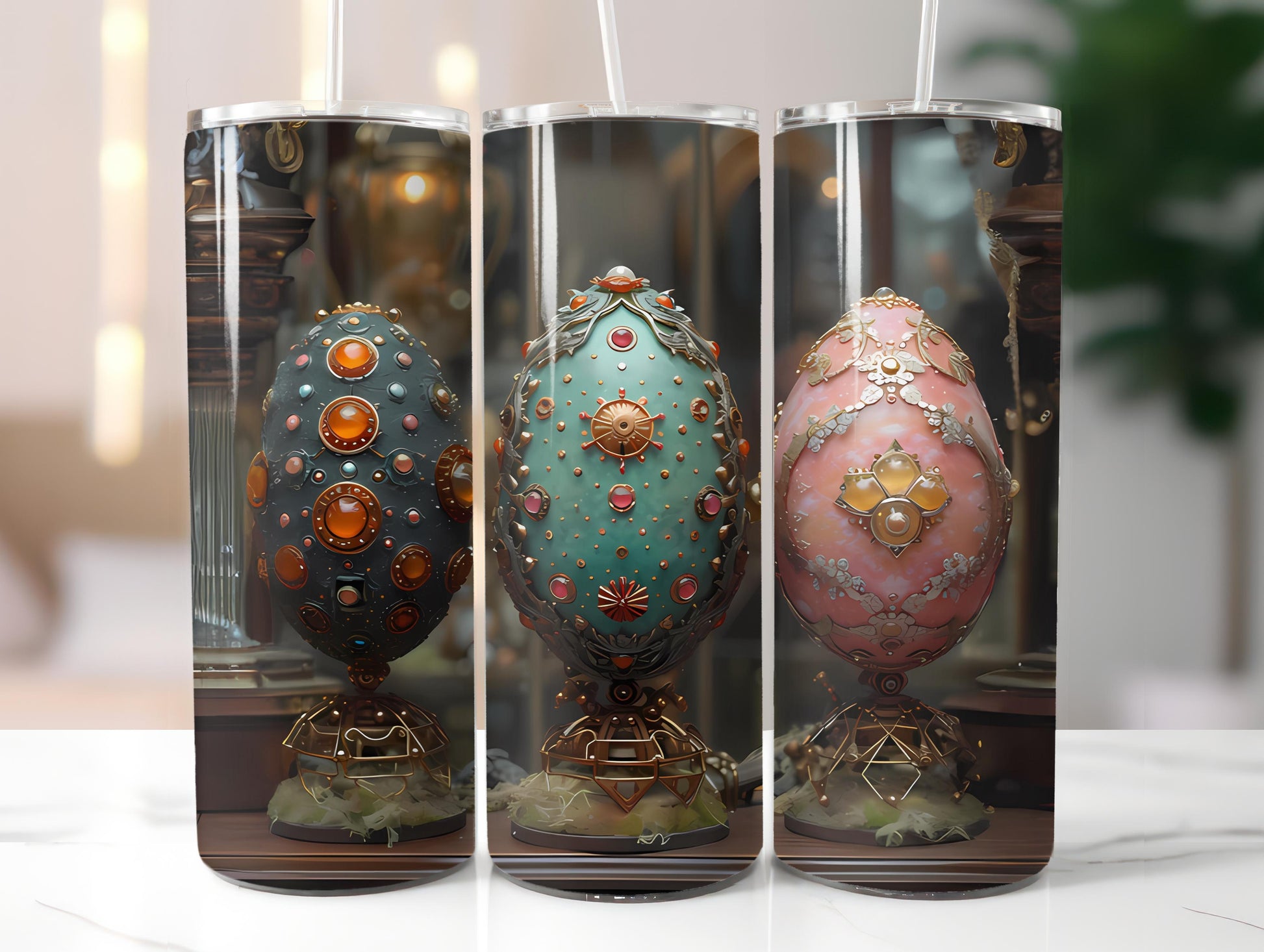 Steampunk Easter 4 Tumbler Wrap - CraftNest