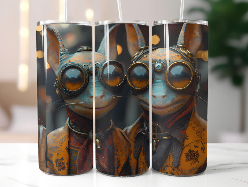 Steampunk Easter 3 Tumbler Wrap - CraftNest