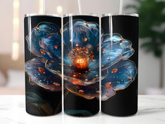 Steampunk Flowers Tumbler Wrap - CraftNest - Digital Crafting and Art