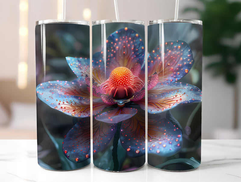 Steampunk Flowers Tumbler Wrap - CraftNest - Digital Crafting and Art