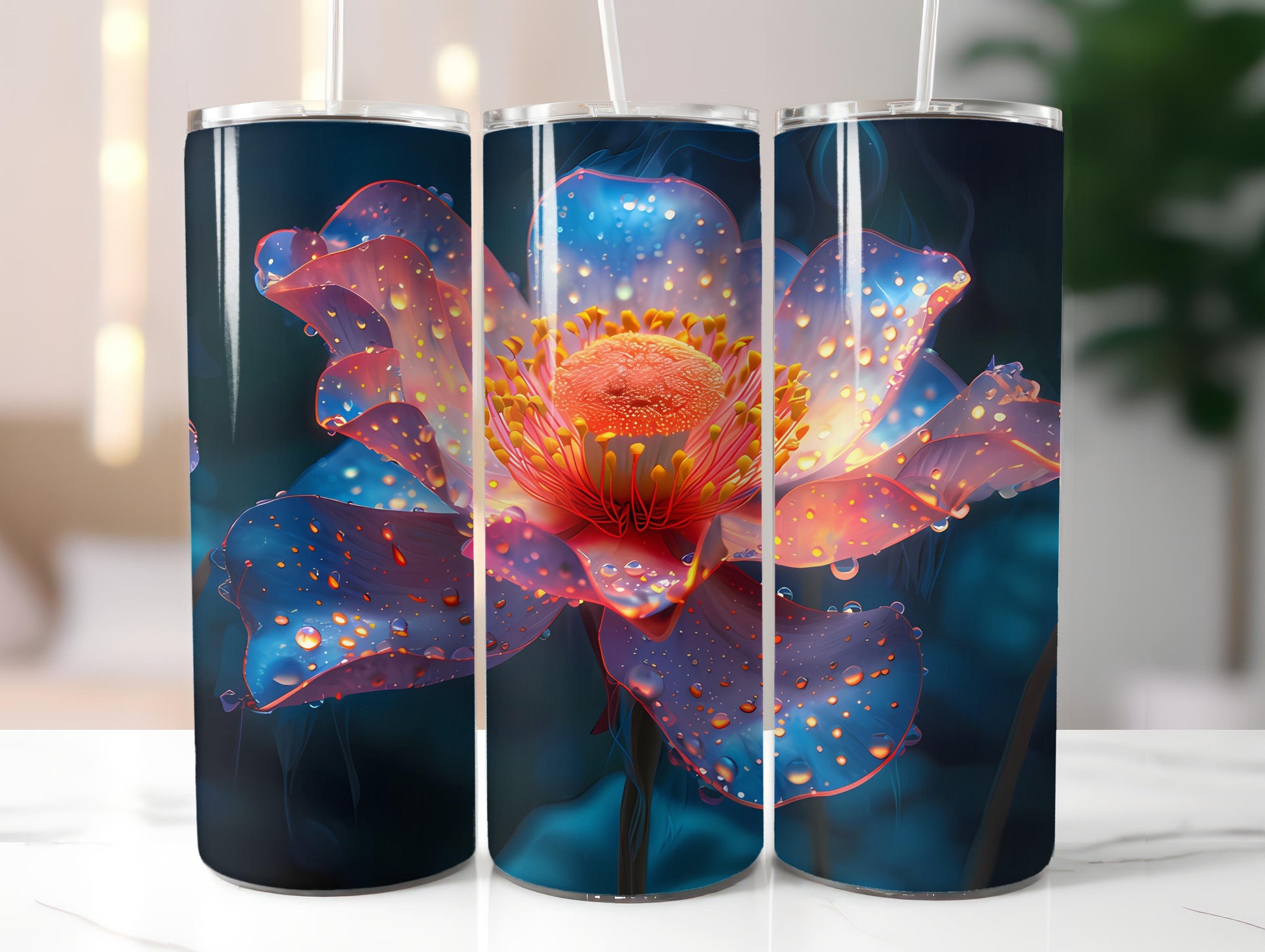 Steampunk Flowers Tumbler Wrap - CraftNest - Digital Crafting and Art
