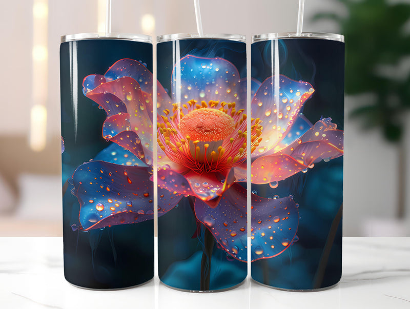 Steampunk Flowers Tumbler Wrap - CraftNest - Digital Crafting and Art