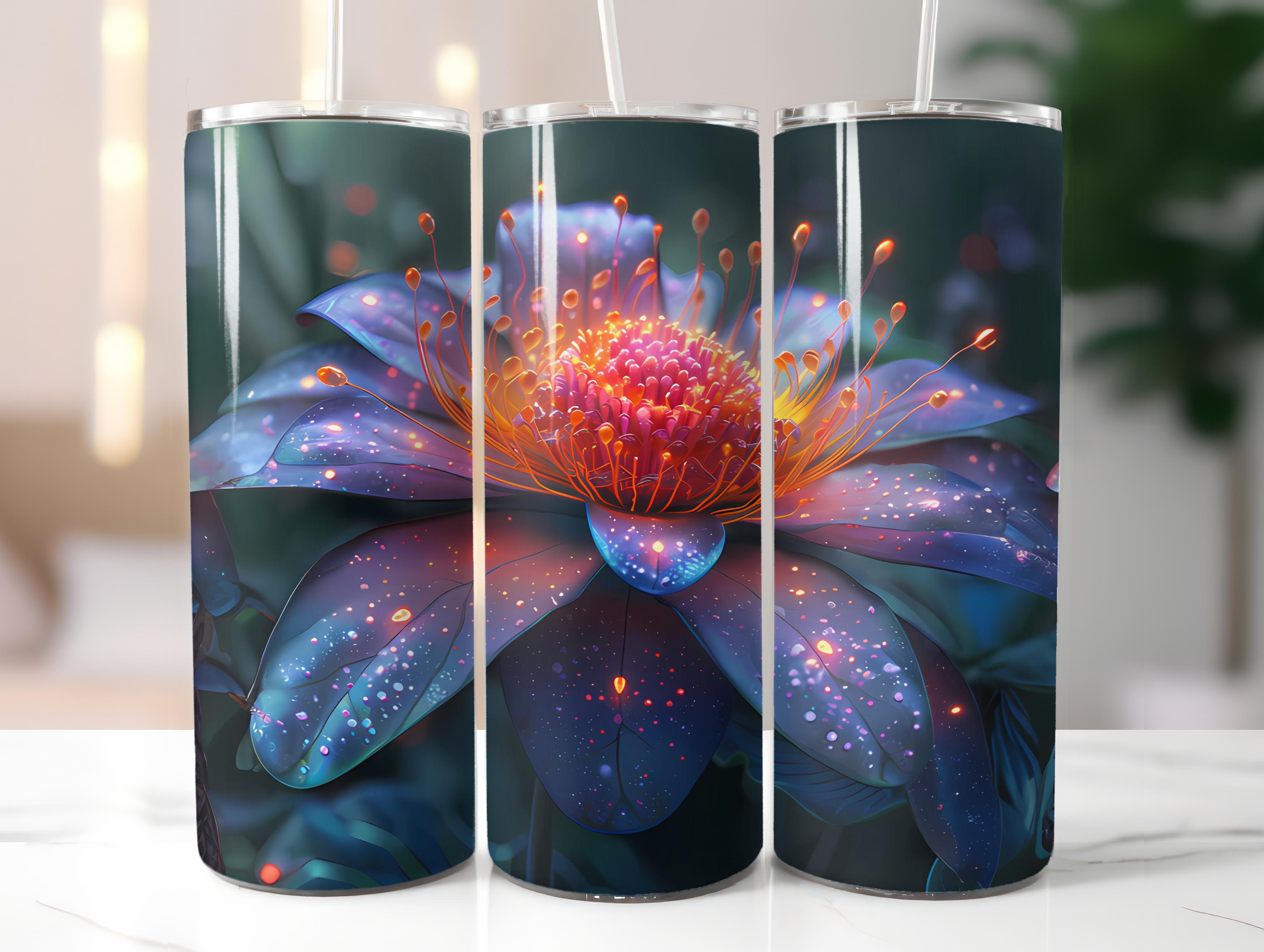 Steampunk Flowers Tumbler Wrap - CraftNest - Digital Crafting and Art