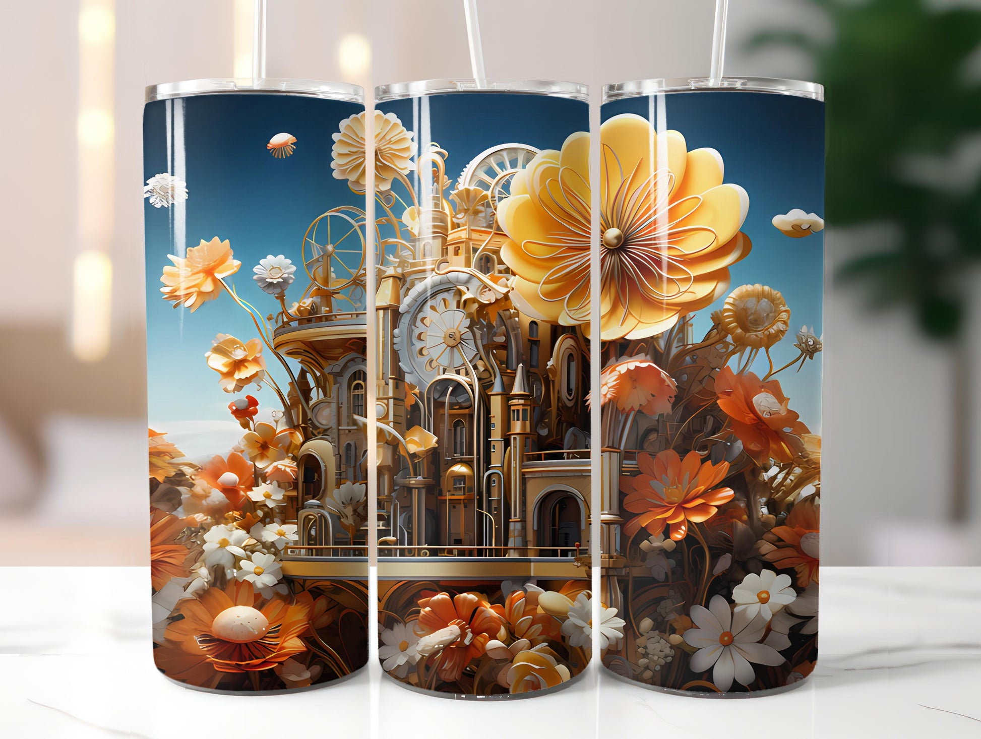 Steampunk Spring 3 Tumbler Wrap - CraftNest