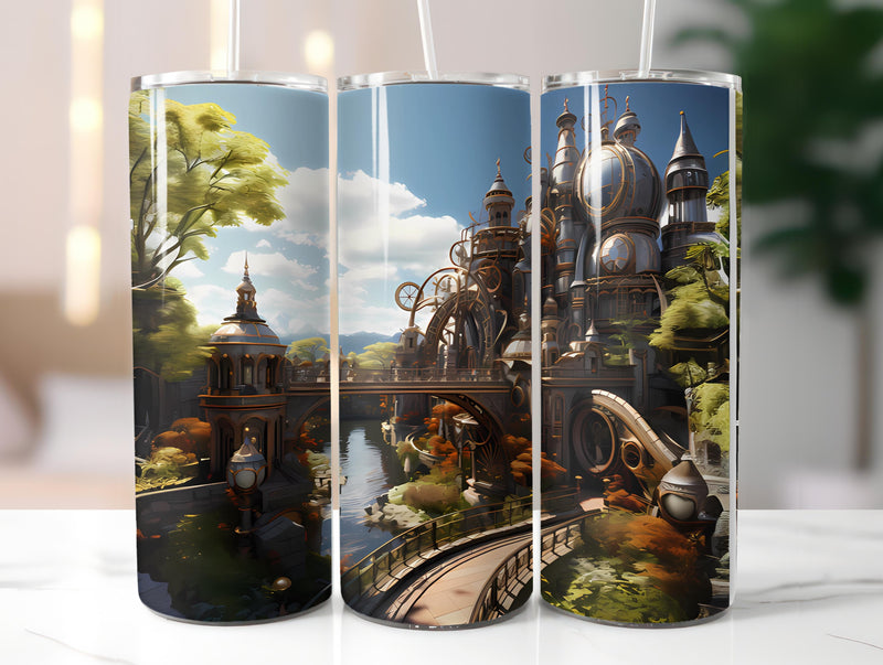 Steampunk Spring 1 Tumbler Wrap - CraftNest