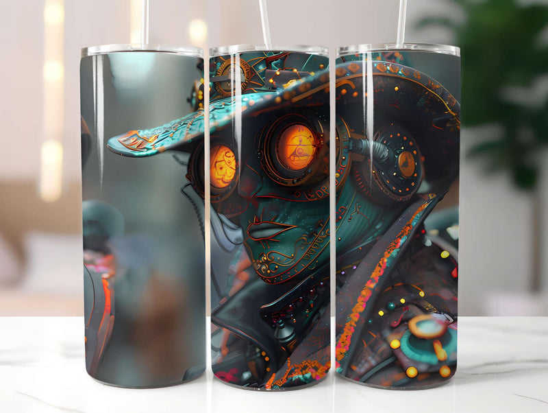 Steampunk Summer 3 Tumbler Wrap - CraftNest - Digital Crafting and Art