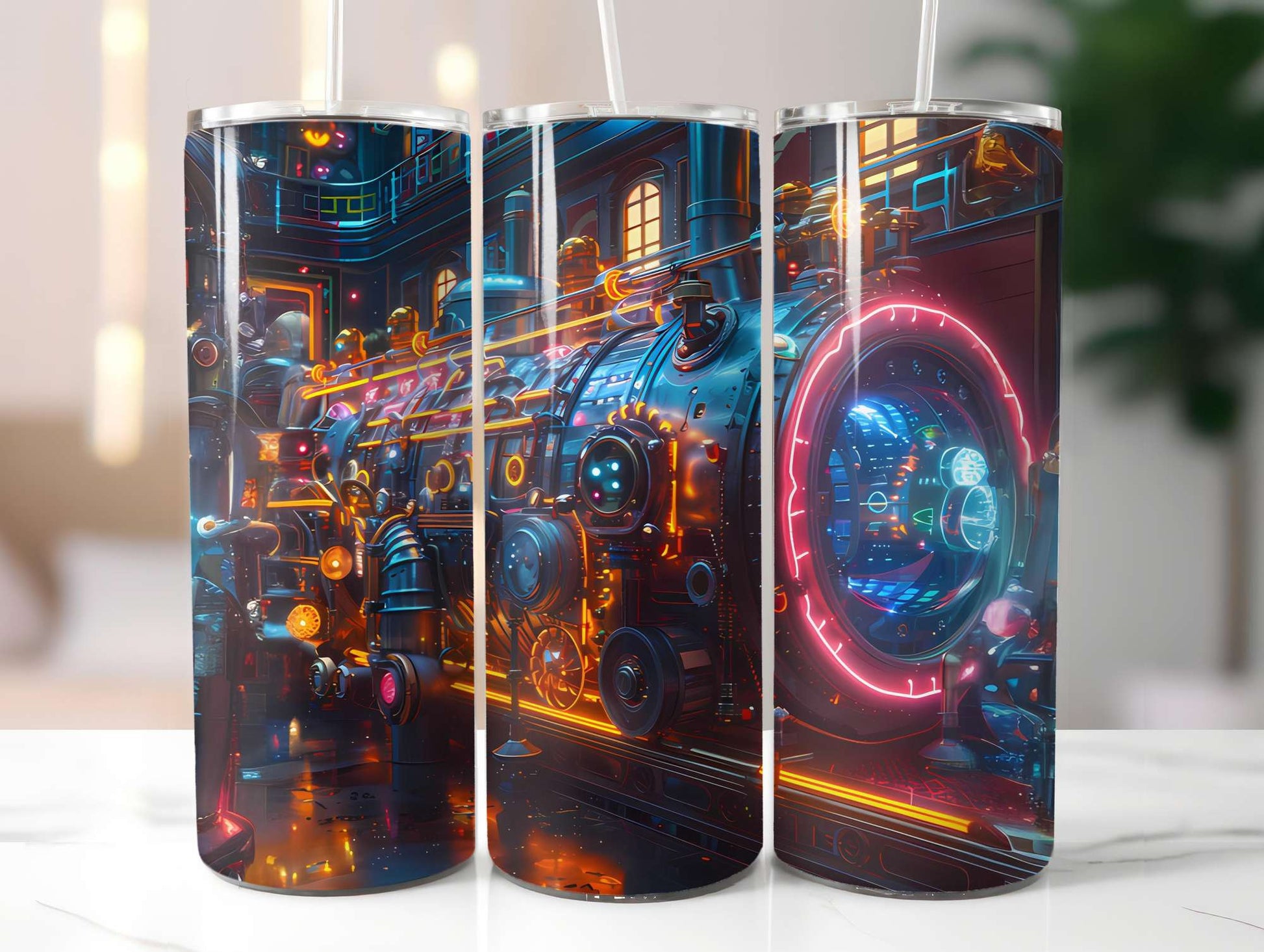 Steampunk Summer 3 Tumbler Wrap - CraftNest - Digital Crafting and Art