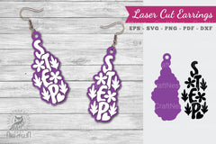 Step Lasercut Earrings SVG Design Bundle - CraftNest - Digital Crafting and Art