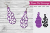 Step Lasercut Earrings SVG Design Bundle