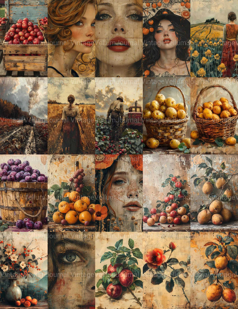 Potato Junk Journal Pages - CraftNest - Digital Crafting and Art