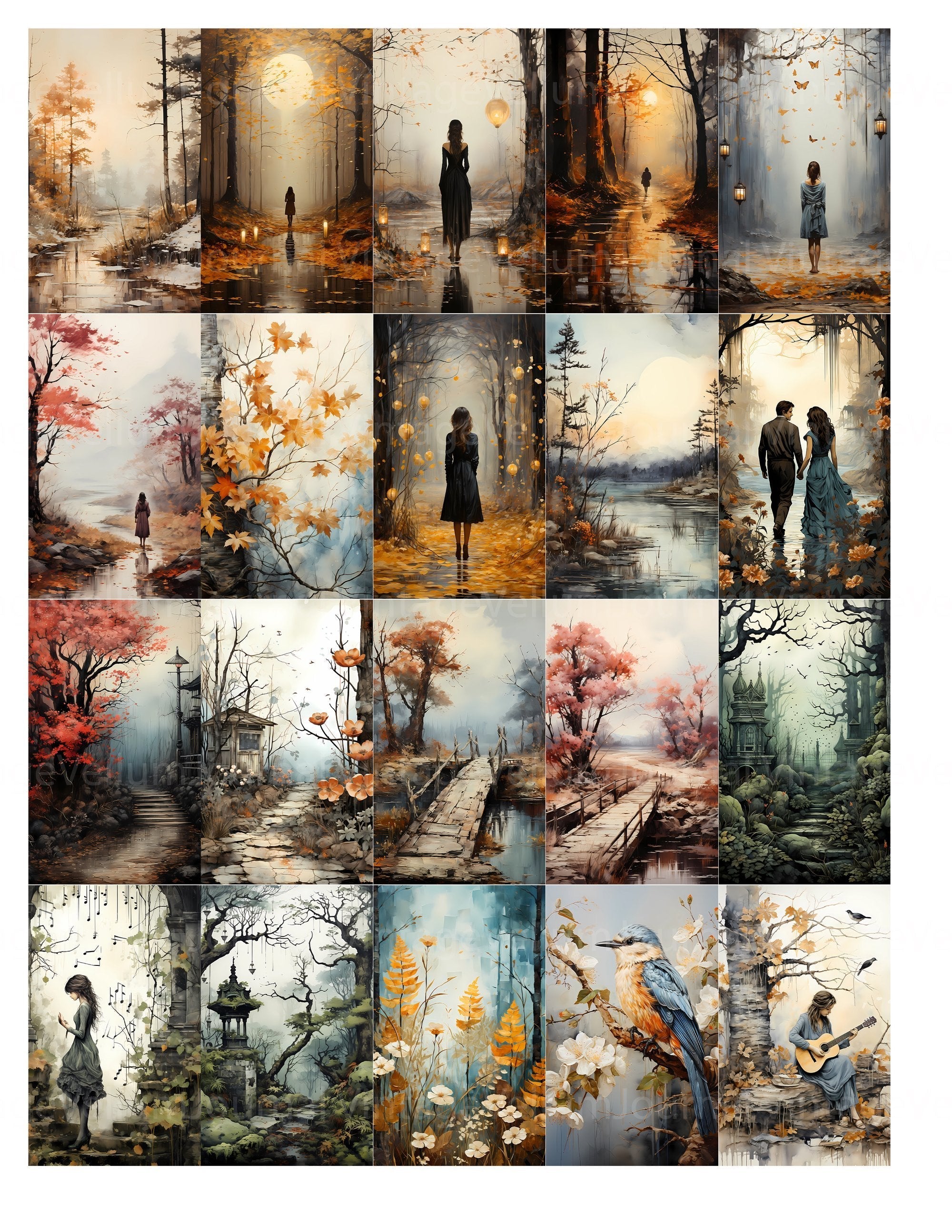 Nature Walks Junk Journal Pages - CraftNest