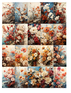 Fall Floral Beauty Junk Journal Pages - CraftNest