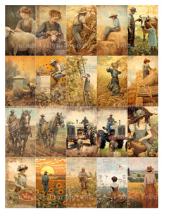 Farming Junk Journal Pages - CraftNest