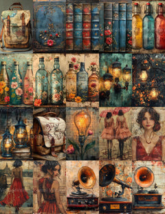 Vintage Back To School - CraftNest - Digital Crafting and Art