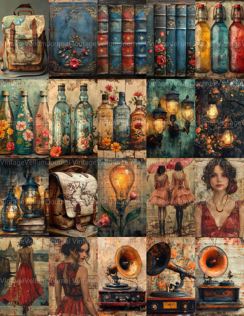 Vintage Back To School - CraftNest - Digital Crafting and Art
