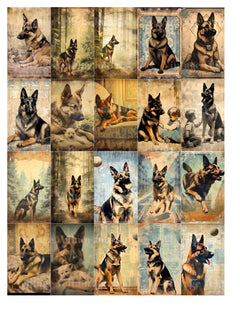 German Shepherd Junk Journal Pages - CraftNest