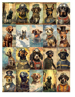 Hero Dogs Junk Journal Pages - CraftNest