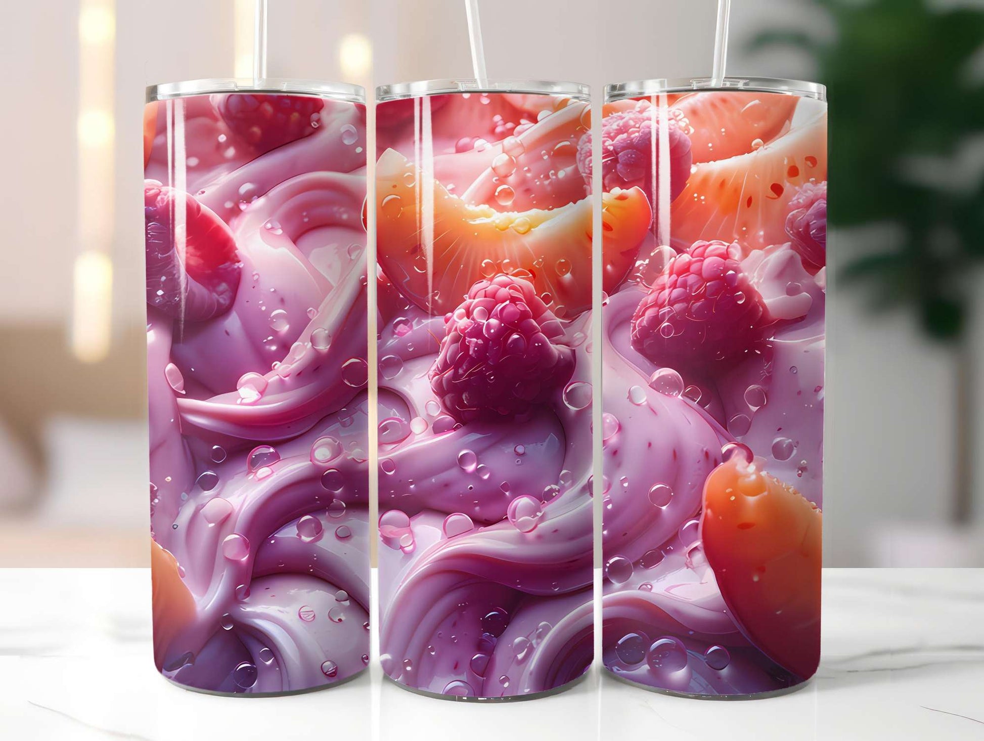Stone Fruit 4 Tumbler Wrap - CraftNest - Digital Crafting and Art