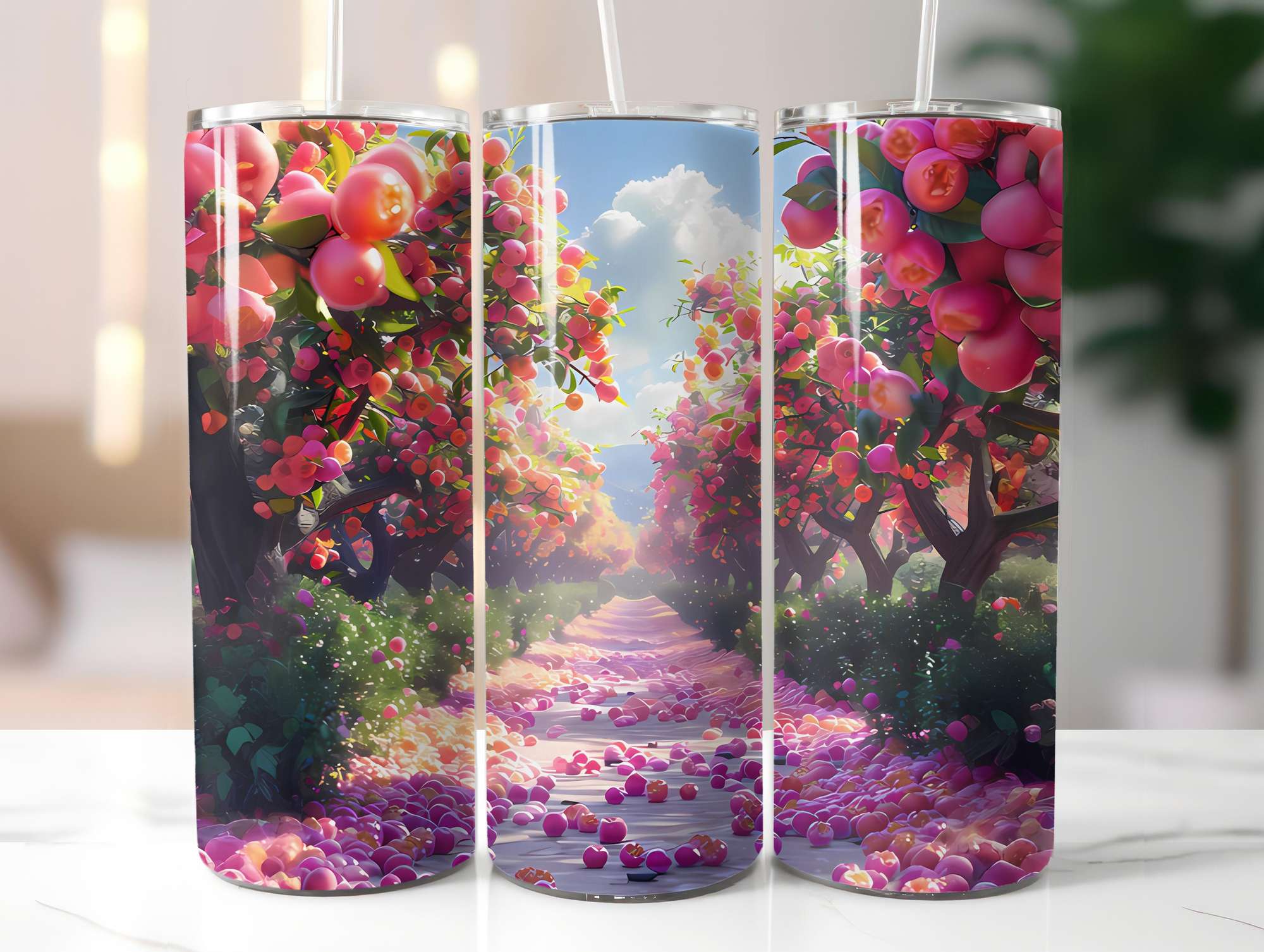 Stone Fruit 4 Tumbler Wrap - CraftNest - Digital Crafting and Art