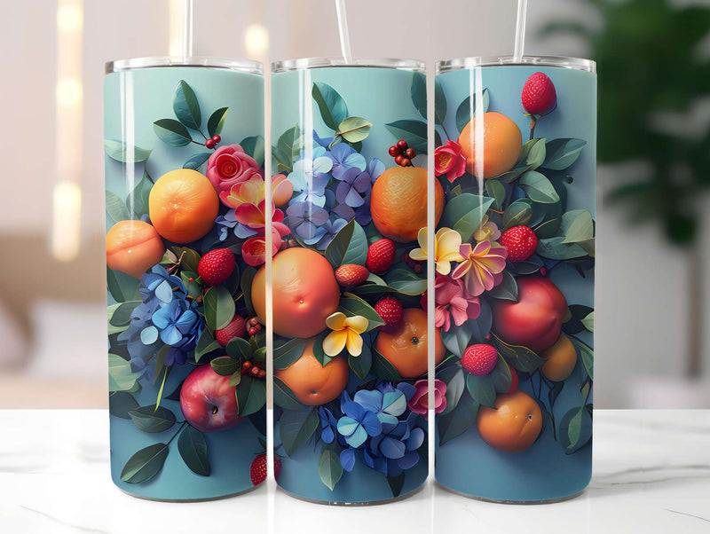 Stone Fruit 6 Tumbler Wrap - CraftNest - Digital Crafting and Art