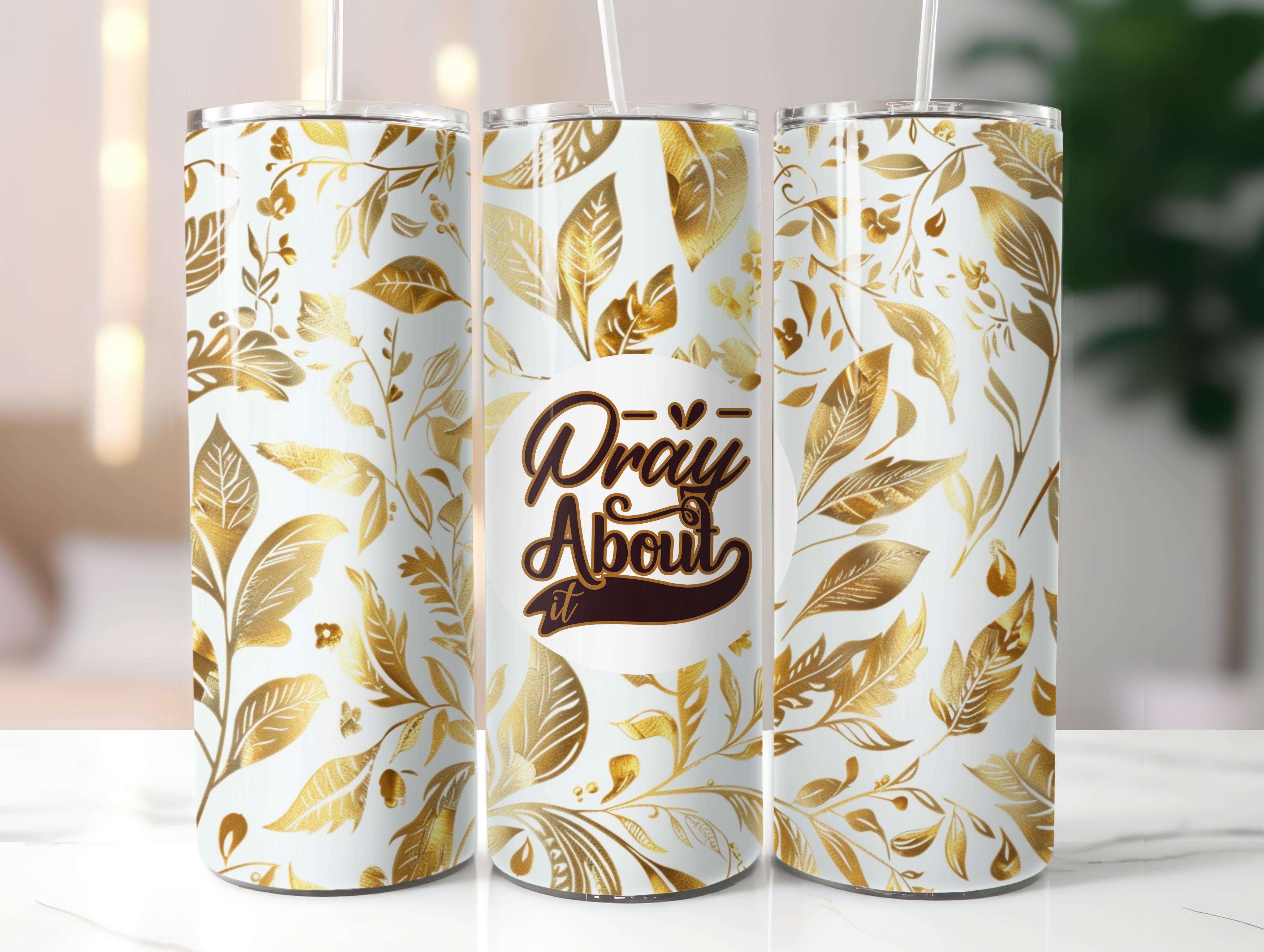 Pray About It Tumbler Wrap - CraftNest - Digital Crafting and Art