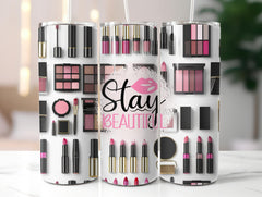 Stay Beautiful Tumbler Wrap - CraftNest - Digital Crafting and Art