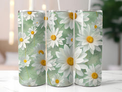 Paper Style Tulips Tumbler Wrap - CraftNest - Digital Crafting and Art