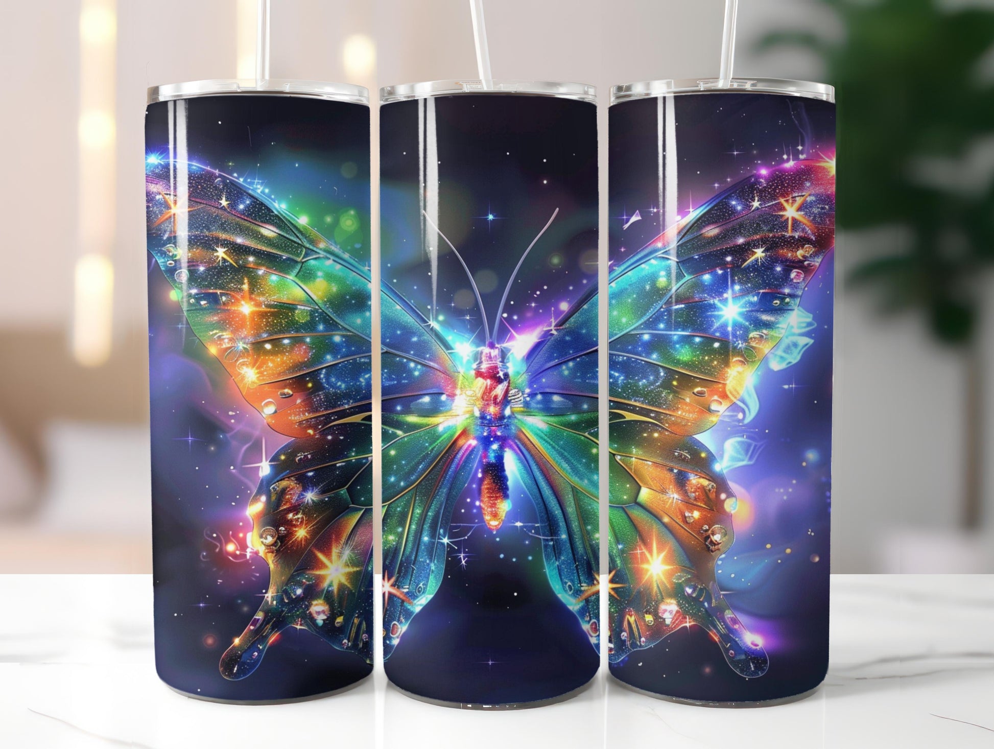 Beautiful Butterfly Tumbler Wrap - CraftNest - Digital Crafting and Art
