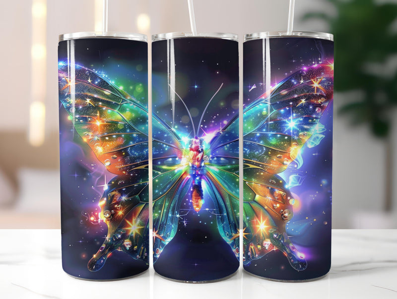 Beautiful Butterfly Tumbler Wrap - CraftNest - Digital Crafting and Art
