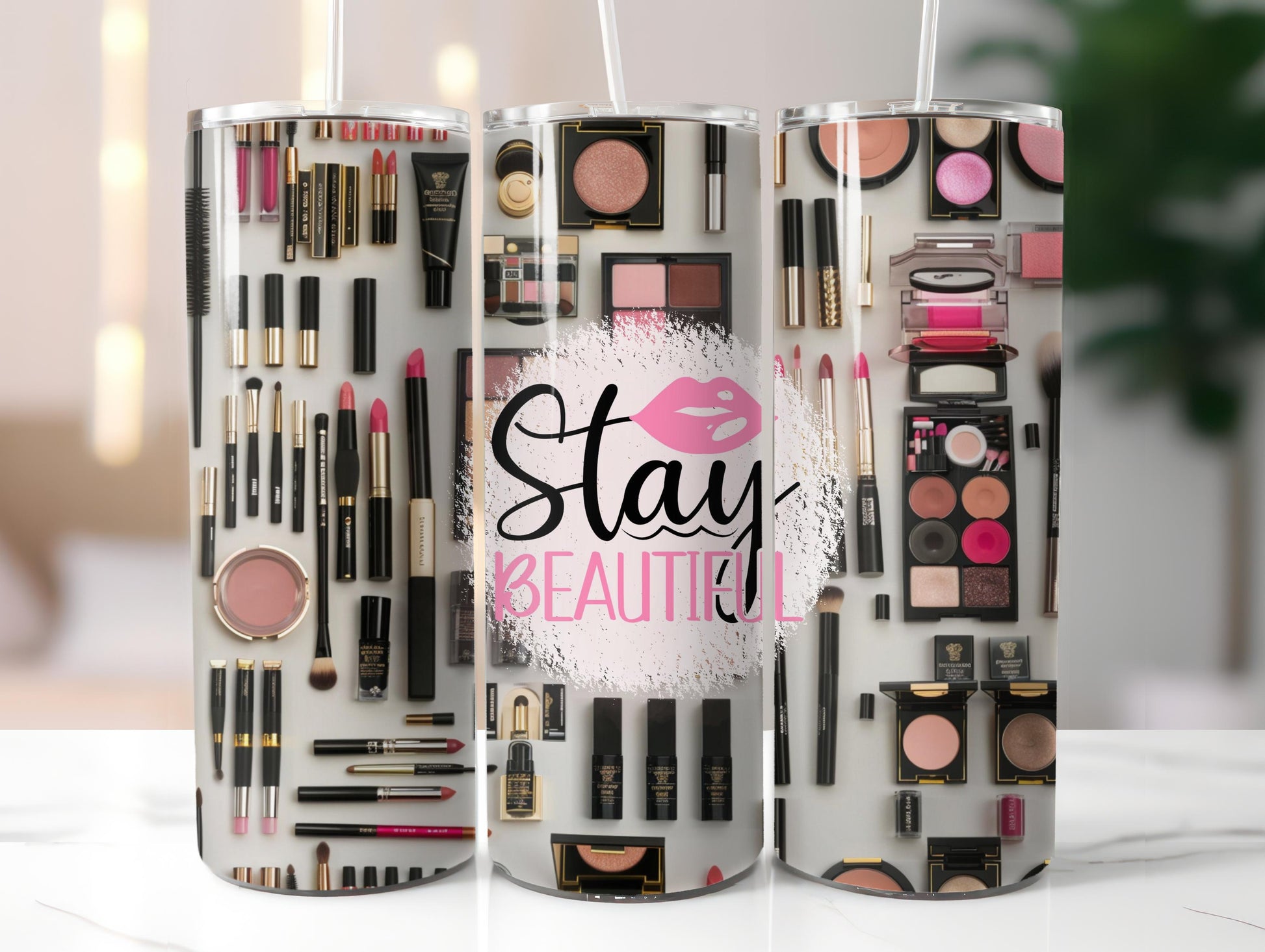 Stay Beautiful Tumbler Wrap - CraftNest - Digital Crafting and Art
