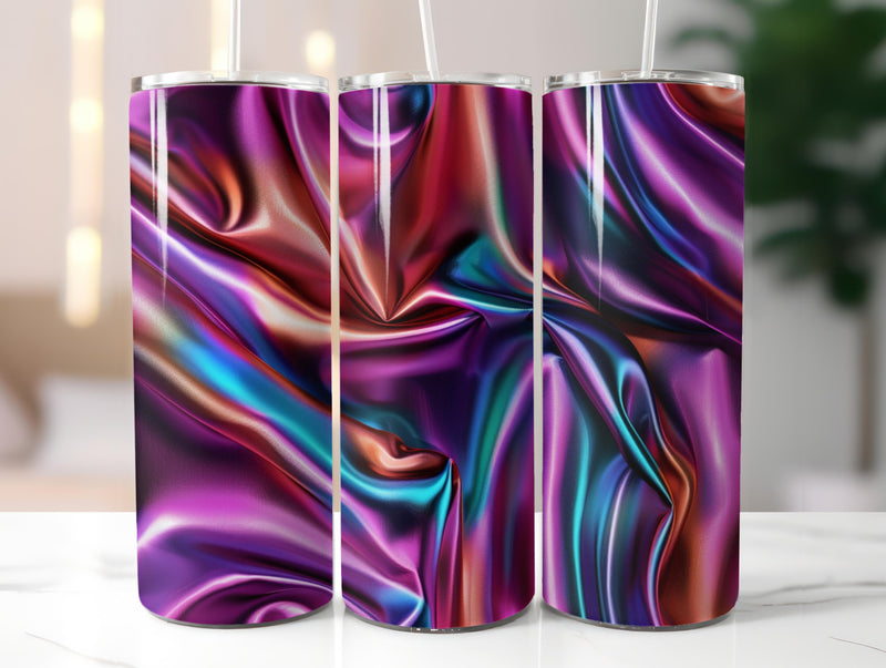 Iridescent Fabric Tumbler Wrap - CraftNest - Digital Crafting and Art