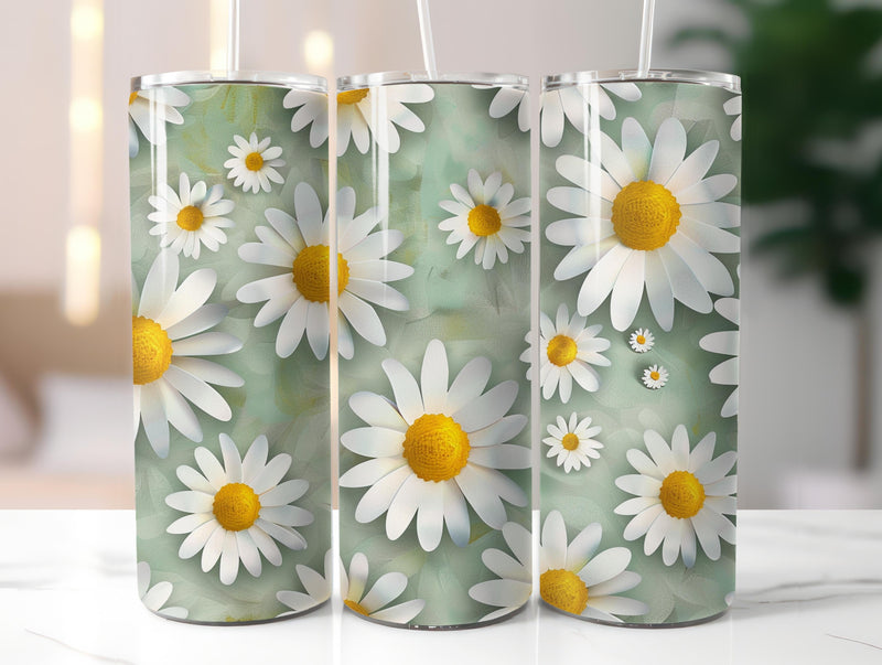 Paper Style Tulips Tumbler Wrap - CraftNest - Digital Crafting and Art