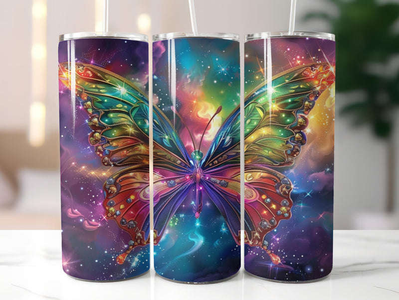 Beautiful Butterfly Tumbler Wrap - CraftNest - Digital Crafting and Art