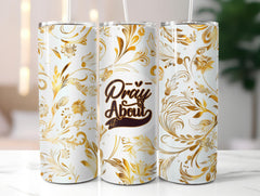 Pray About It Tumbler Wrap - CraftNest - Digital Crafting and Art