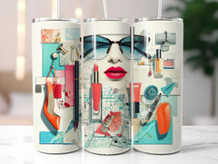 Fashion Collage Tumbler Wrap - CraftNest - Digital Crafting and Art