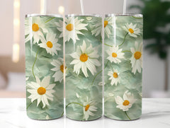 Paper Style Tulips Tumbler Wrap - CraftNest - Digital Crafting and Art