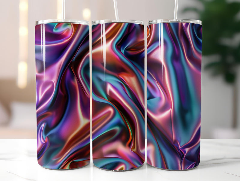 Iridescent Fabric Tumbler Wrap - CraftNest - Digital Crafting and Art