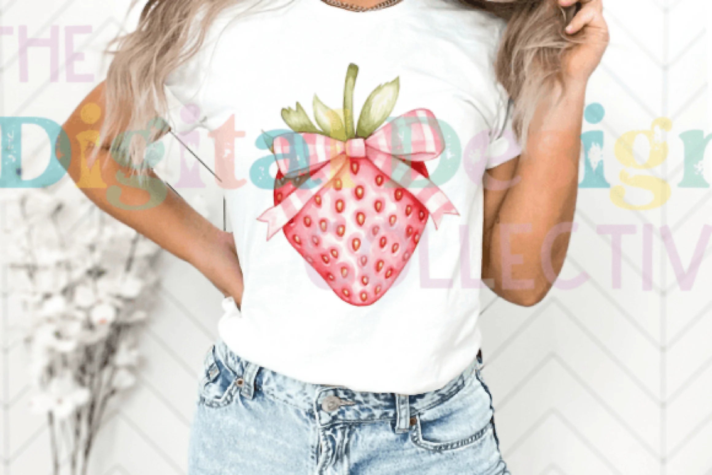Strawberry Coquette Bow Design Clipart Bundle - CraftNest - Digital Crafting and Art