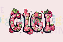 Strawberry Gigi Graphic Design Clipart Bundle - CraftNest - Digital Crafting and Art