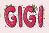 Strawberry Gigi Graphic Design Clipart Bundle