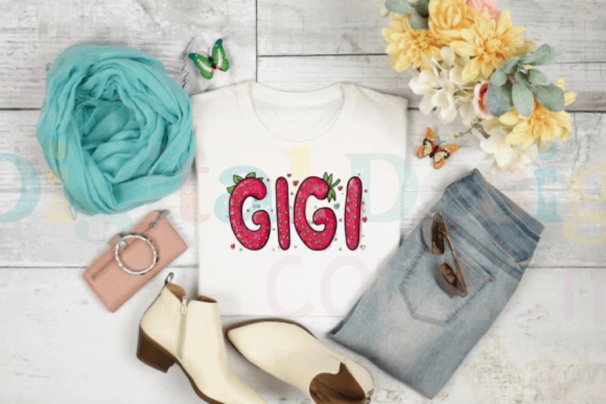 Strawberry Gigi Graphic Design Clipart Bundle - CraftNest - Digital Crafting and Art
