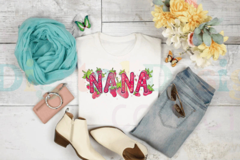 Strawberry Nana Clipart Bundle - CraftNest - Digital Crafting and Art