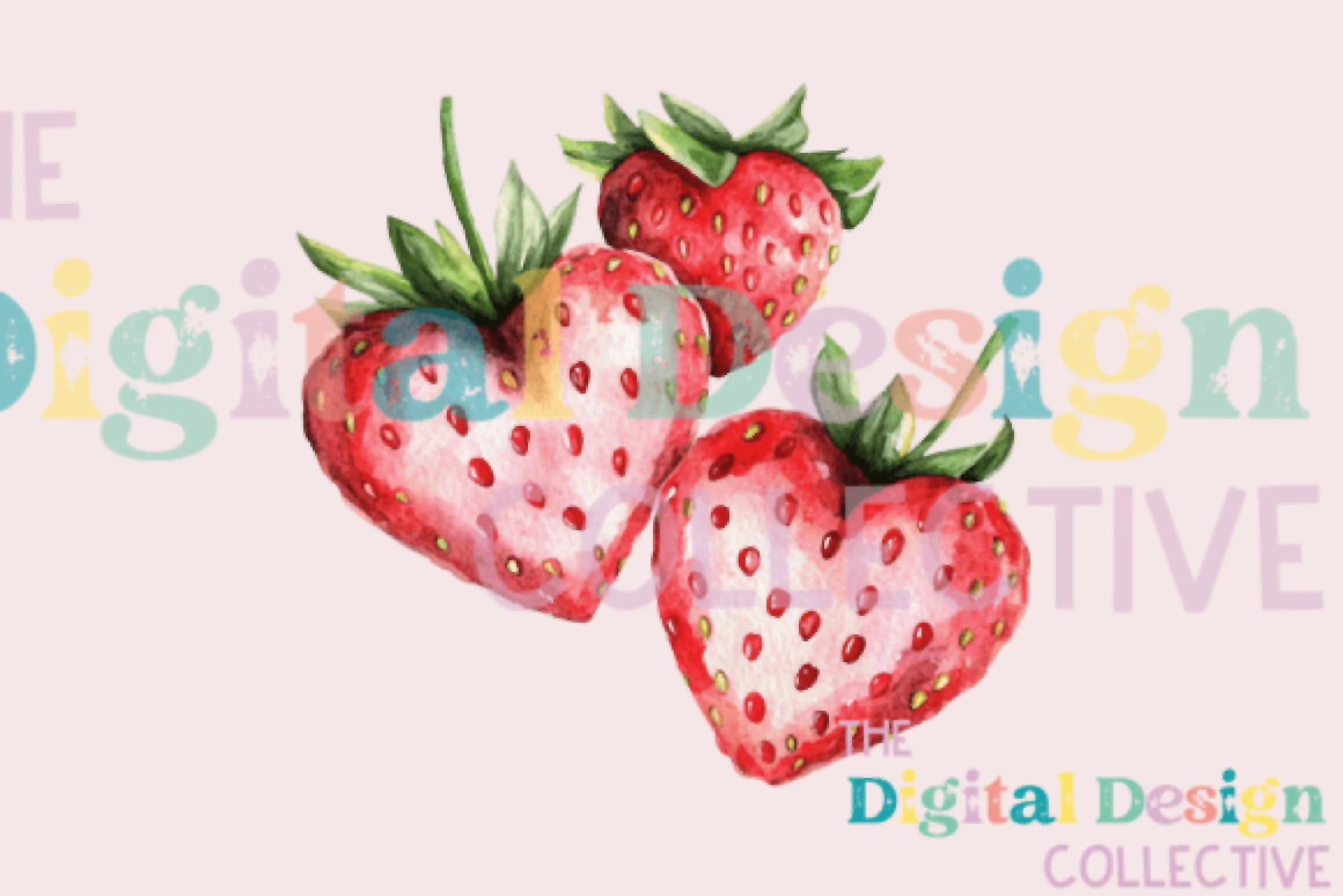 Retro Strawberry Valentine‚Äôs Day Clipart Bundle - CraftNest - Digital Crafting and Art