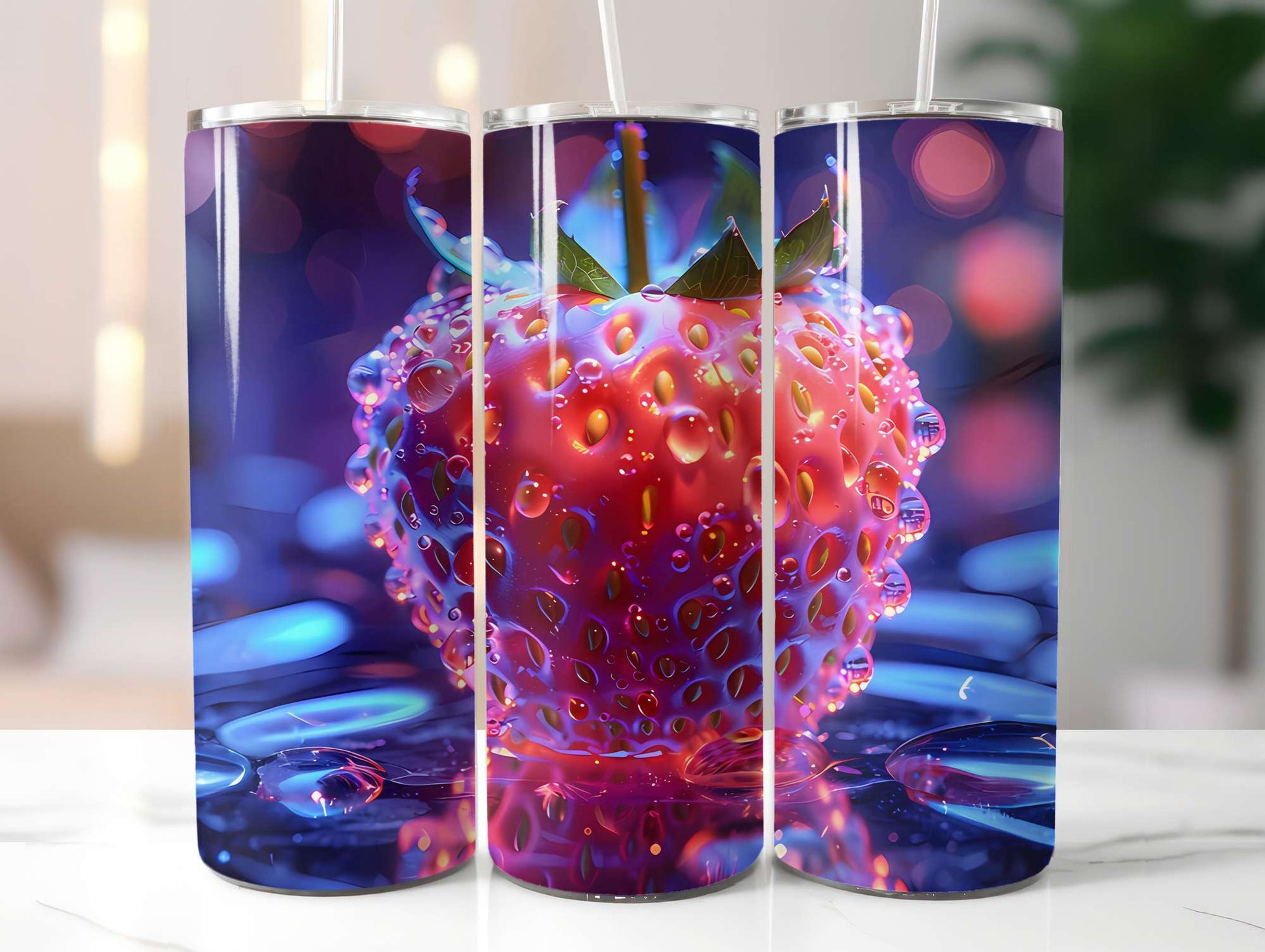 Strawberry 5 Tumbler Wrap - CraftNest - Digital Crafting and Art