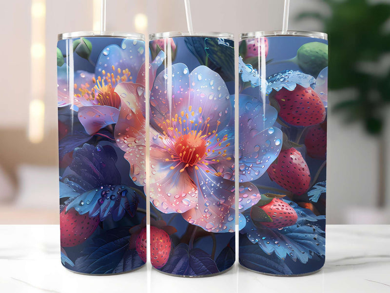 Strawberry 5 Tumbler Wrap - CraftNest - Digital Crafting and Art