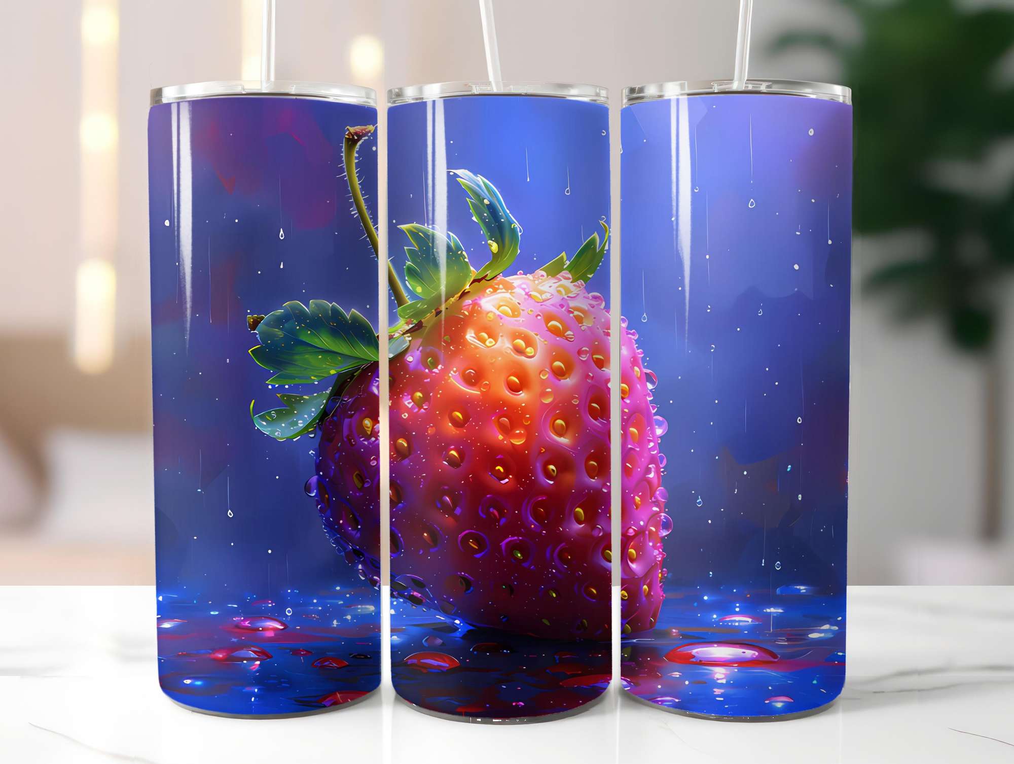 Strawberry 5 Tumbler Wrap - CraftNest - Digital Crafting and Art