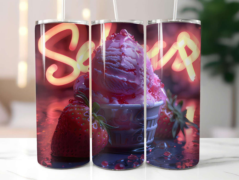 Strawberry 5 Tumbler Wrap - CraftNest - Digital Crafting and Art