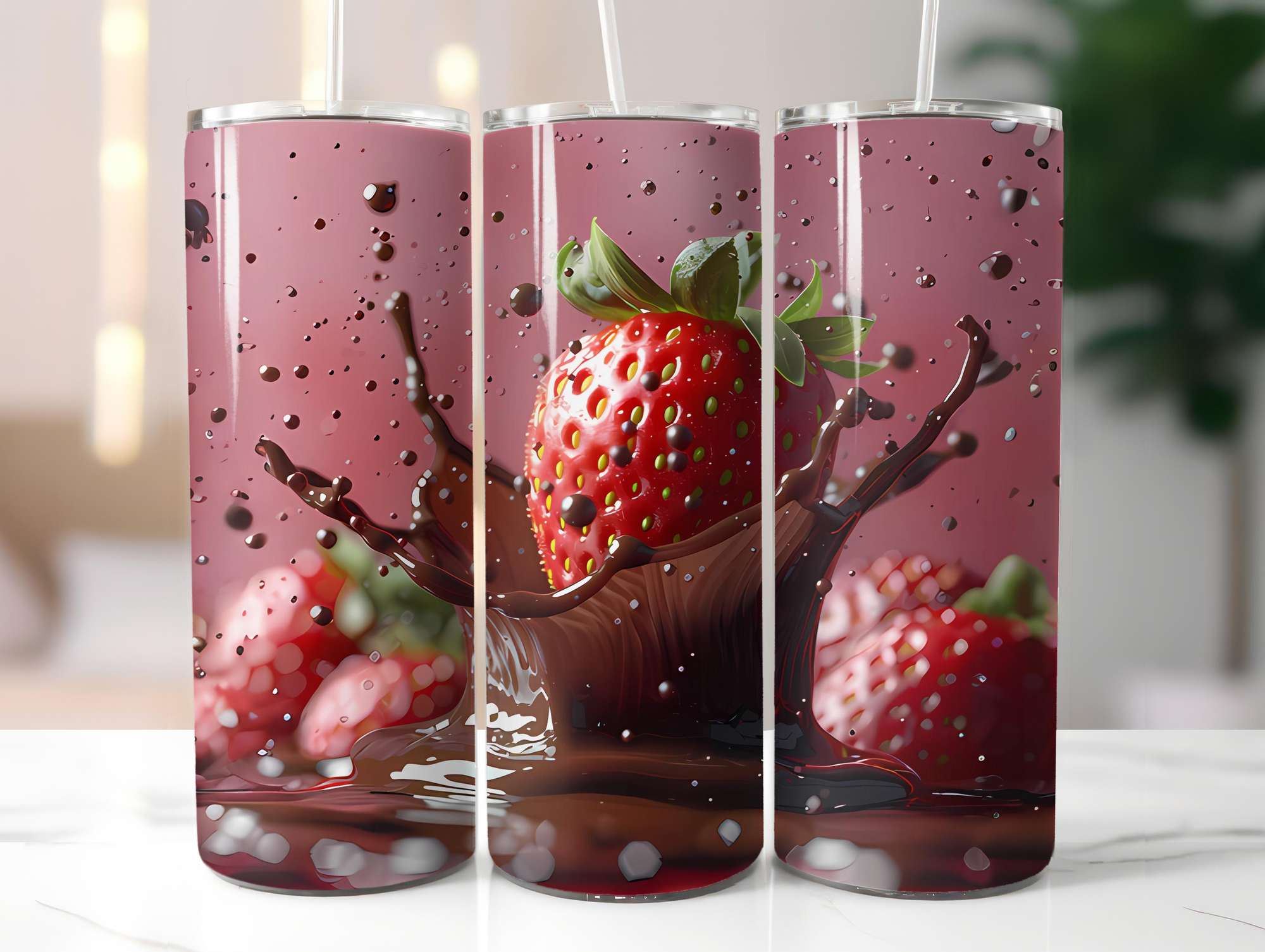 Strawberry 5 Tumbler Wrap - CraftNest - Digital Crafting and Art